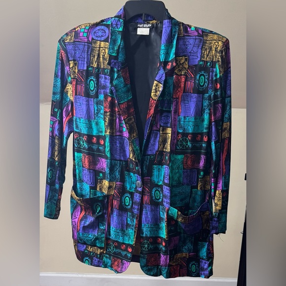 Colorful Patterned Blazer - Picture 3 of 14